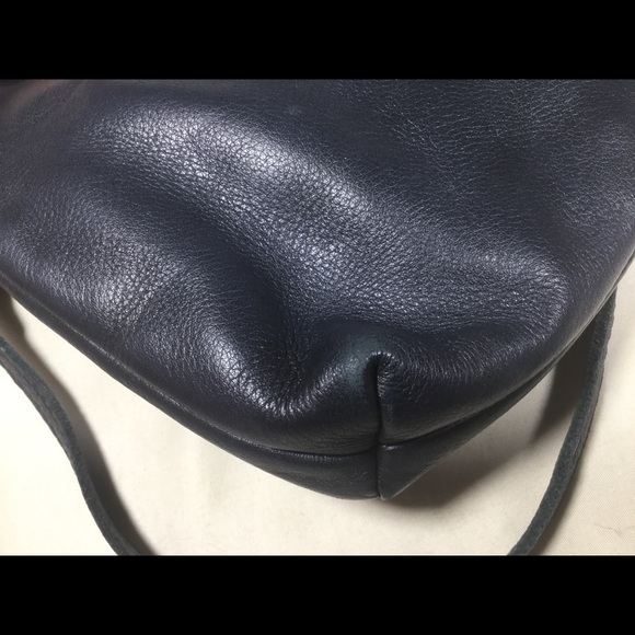 Hammett Navy Blue Leather VIP Crossbody - Picture 10 of 11